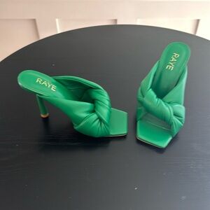 RAYE | Woven Heel White | Size 10